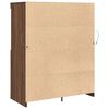 vidaXL Dulap, stejar maro, 81x37x100 cm, lemn prelucrat