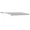 vidaXL Cort electric retractabil Antracit și Alb 4 &times; 3,5 m