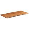 vidaXL Blat masă 80x40x2,5 cm dreptunghiular lemn acacia margine vie