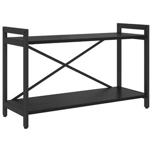 vidaXL Raft pentru cărți 80 x 30 x 50 cm Lemn prelucrat Stejar Negru