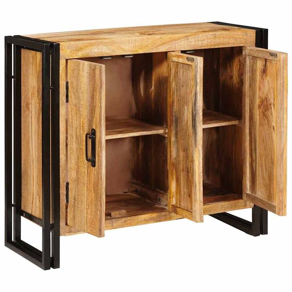 vidaXL Bufet Maro 80 x 33 x 70 cm Lemn masiv de mango
