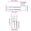 vidaXL Set de joacă pentru exterior, lemn de pin impregnat