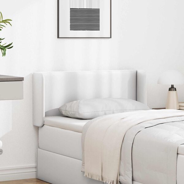 vidaXL Ureche pentru Tăblie Alb 40,5 x 40,5 x 4 cm PVC