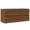vidaXL Dulap chiuvetă, stejar maro, 100x38,5x45 cm, lemn prelucrat