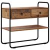 vidaXL Masă de consolă Lemn vechi 80 x 40 x 75 cm Lemn prelucrat
