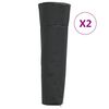 vidaXL Huse &icirc;ncălzitoare formă piramidă 2 buc. 86x47x241cm Oxford 420D