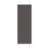 vidaXL Jaluzea plisată negru 45x100 cm Lățime țesătură 44,4cm poliester