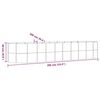vidaXL Strat înălțat grădină 396x100x68 cm oțel galvanizat