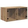 vidaXL Dulap de perete 68 x 37 x 35 cm Lemn compozit Stejar Artizanal