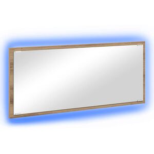 vidaXL Oglindă Stejar Artizanal 90 x 8,5 x 37 cm Lemn compozit