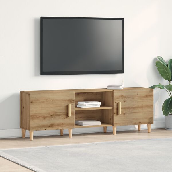 vidaXL Cabinet TV stejar artizanal 150 x 30 x 50 cm Lemn compozit