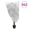 vidaXL Huse pentru plante din fleece cu șnur 12 buc. 70 g/m&sup2; 0,8x1 m