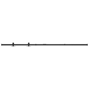 vidaXL Set glisare ușă mini pentru dulap, oțel carbon, 183 cm