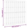 vidaXL Panou de gard, 180 x 170 cm, lemn de pin tratat