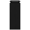 vidaXL Masă de consolă Stejar Negru 80 x 30 x 80 cm Lemn compozit