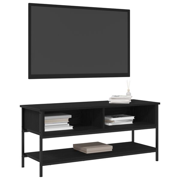 vidaXL Set comodă TV Stejar Negru 100 x 35 x 45 cm Lemn compozit
