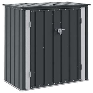 vidaXL Cutie de depozitare pentru grădină Negru 101,5 x 57 x 100,5 cm