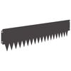 vidaXL Margine pentru gazon 30 pcs metal