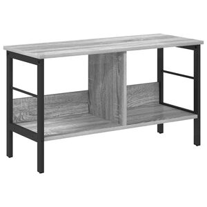 vidaXL Raft pentru cărți 2 niveluri 82 x 32 x 47 cm Lemn prelucrat