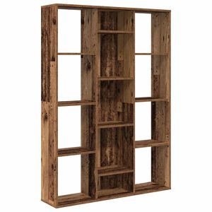 vidaXL Separator cameră/Bibliotecă, Lemn vechi, 100x24x140 cm, PAL