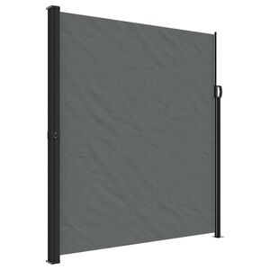 vidaXL Copertina laterală retractabilă, antracit, 220x500 cm