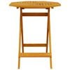 vidaXL Set de bistro pliabil, 3 piese, lemn masiv de acacia