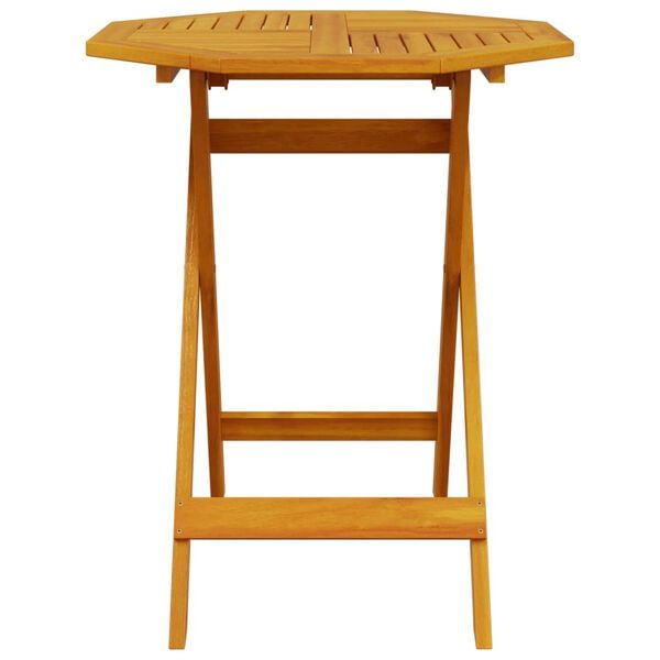 vidaXL Set de bistro pliabil, 3 piese, lemn masiv de acacia