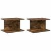 vidaXL Noptieră 2 buc. Stejar fumuriu 40 x 30 x 25 cm Lemn prelucrat