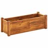 vidaXL Strat &icirc;nălțat de grădină, 76 x 27,6 x 25 cm, lemn de acacia