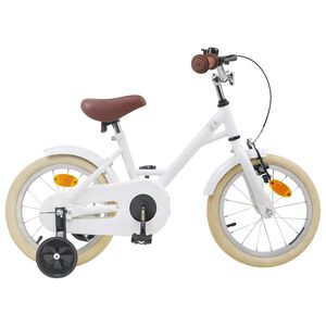 vidaXL Bicicletă pentru Copii 12 Inci pentru 2-4 ani Alb