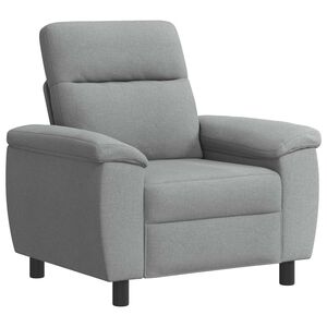 vidaXL Canapea Gri deschis 95 x 90 x 95 cm Țesătură