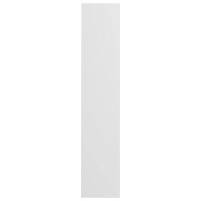 vidaXL Pantofare de perete, 2 buc., alb, 60x18x90 cm, PAL