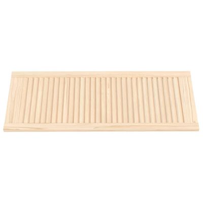 vidaXL Ușă de dulap cu design lambriu, 99,3x39,4 cm, lemn masiv de pin