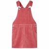 vidaXL Rochie salopetă pentru copii, velur, roz, 116