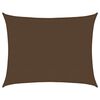 vidaXL P&acirc;nză parasolar, maro, 6x8 m, HDPE, 160 g/m&sup2;