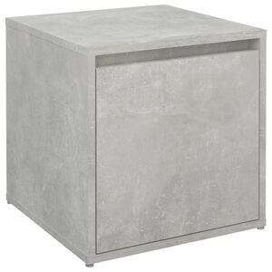 vidaXL Cutie cu sertar, gri beton, 40,5x40x40 cm, lemn compozit