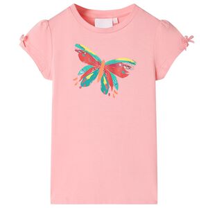 vidaXL Tricou pentru copii, roz, 104