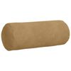 vidaXL Perne Bolster 2 pcs Maro Ø 15 x 40 cm Țesătură din corduroy