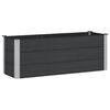 vidaXL Strat &icirc;nălțat de grădină Negru 150 x 50 x 54 cm alu.