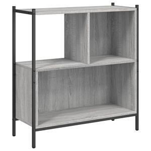 vidaXL Bibliotecă, gri sonoma, 72x28x77,5 cm, lemn prelucrat