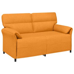 vidaXL Canapea 100% poliester, cadru din metal, MDF, placaj