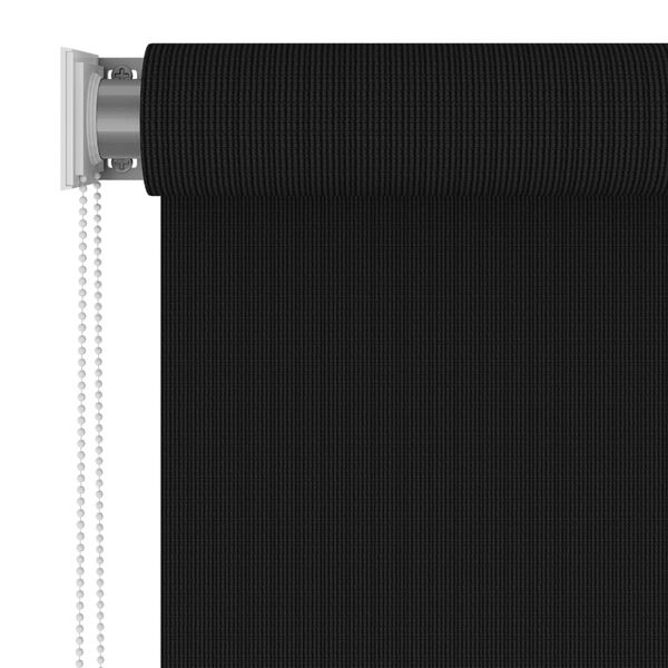 vidaXL Jaluzea tip rulou de exterior, negru, 160x230 cm