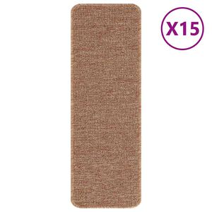 vidaXL Tălpici Antiderapante pentru Trepte 15 buc. 60 x 25 cm Galben