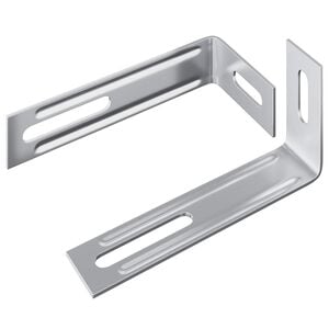 vidaXL Bracket anti-tiltare 2 Argintiu 74,5 x 15 x 32 mm Fier