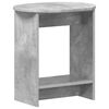 vidaXL Masă laterală Gri Beton 50 x 39,5 x 55 cm Lemn prelucrat