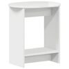 vidaXL Masă laterală Alb foarte lucios 50 x 39,5 x 55 cm