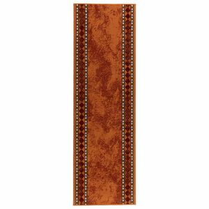 vidaXL Covor Runner FLORNES Țesut Portocaliu 67 cm x 150 cm PP 7 mm