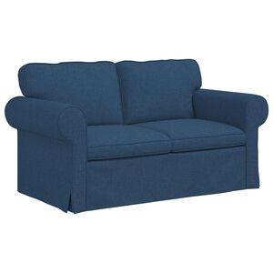 vidaXL Canapea albastru 155 x 82 x 80 cm țesătură