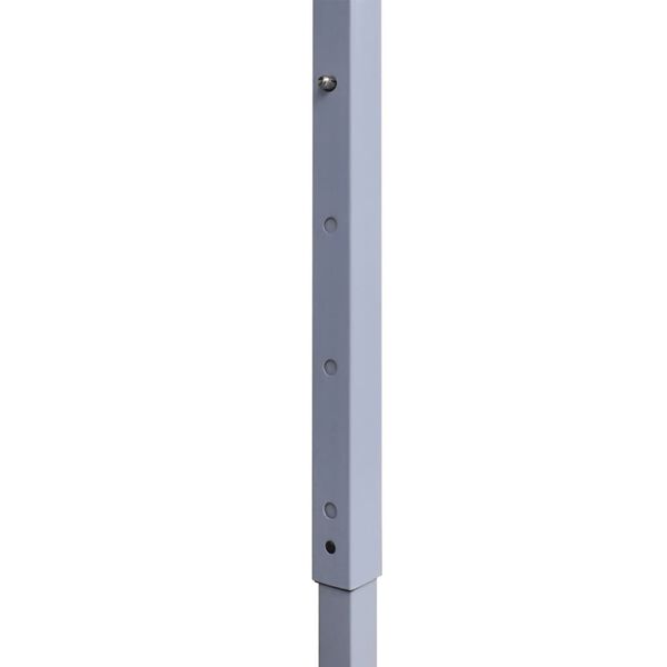 vidaXL Cort de petrecere pliabil cu 2 pereți laterali, alb, 3x3 m oțel