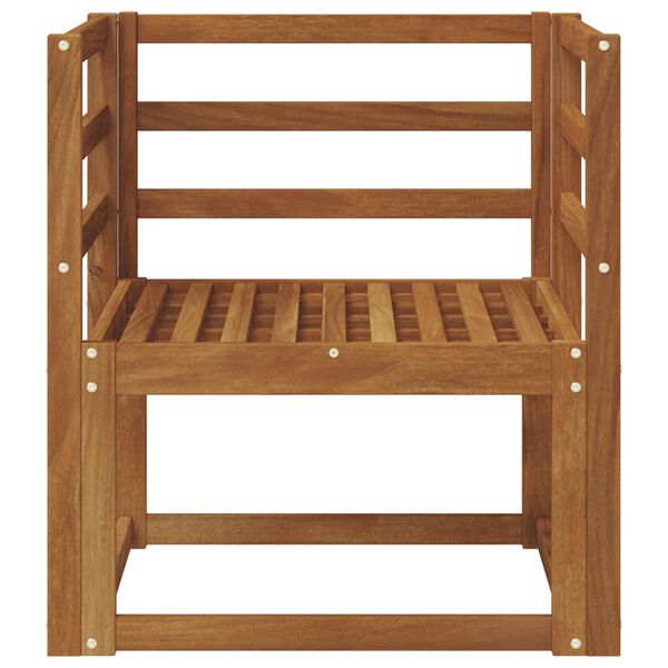 vidaXL Canapea de exterior Lemn Solid de Acacia natural